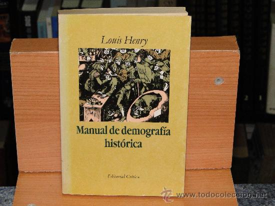 Libros de segunda mano: MANUAL DE DEMOGRAFIA HISTORICA. - Foto 1