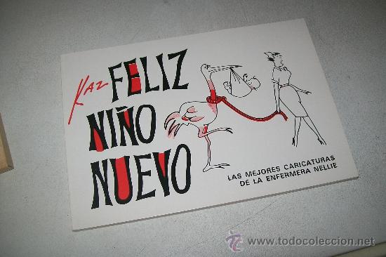 Second hand books: KAZ-FELIZ NI&Ntilde;O NUEVO, LAS MEJORES CARICATURAS DE LA ENFERMERA NELLIE-1972-LAWRENCE KATZMAN-