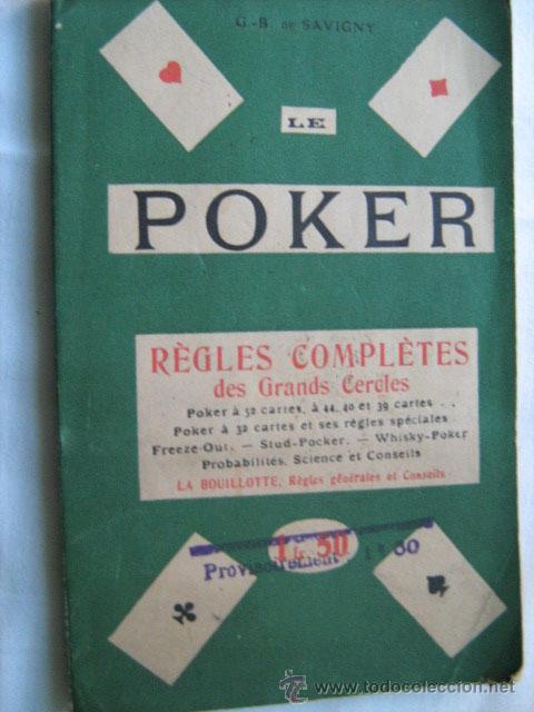 Libros de segunda mano: LE POKER. DE SAVIGNY, G.B. - Foto 1