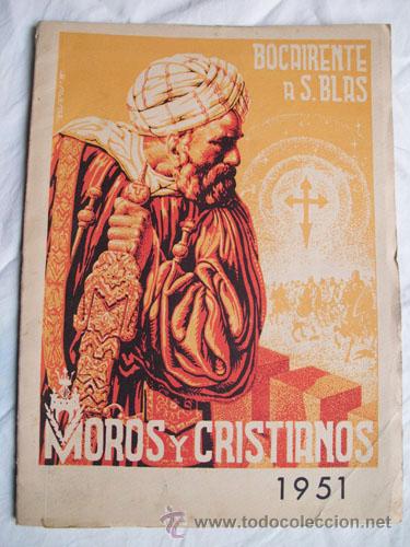Libros de segunda mano: BOCAIRENTE 1951. Programa de fiestas a San Blas. Moros y Cristianos - Foto 1