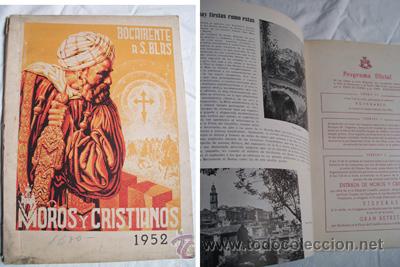 Libros de segunda mano: BOCAIRENTE 1952. Programa de fiestas a San Blas. Moros y Cristianos - Foto 1