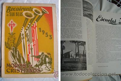 Libros de segunda mano: BOCAIRENTE 1953. Programa de fiestas a San Blas. Moros y Cristianos - Foto 1