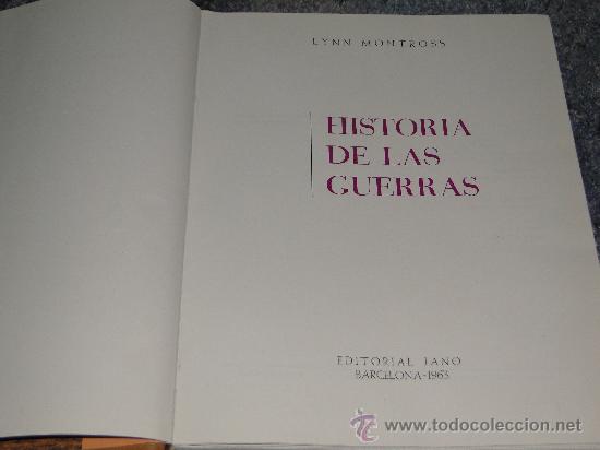 Libros de segunda mano: HISTORIA DE LAS GUERRAS - Foto 2