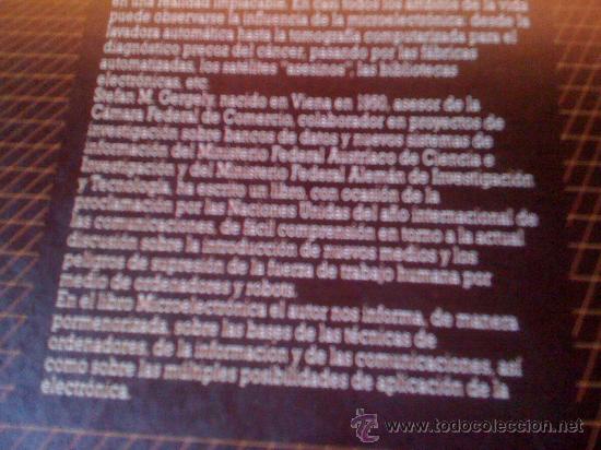 Libros de segunda mano: Microelectr&oacute;nica S. Gergely Biblioteca Cient&iacute;fica Salvat Libro Micro Electr&oacute;nica Buen Estado - Foto 4