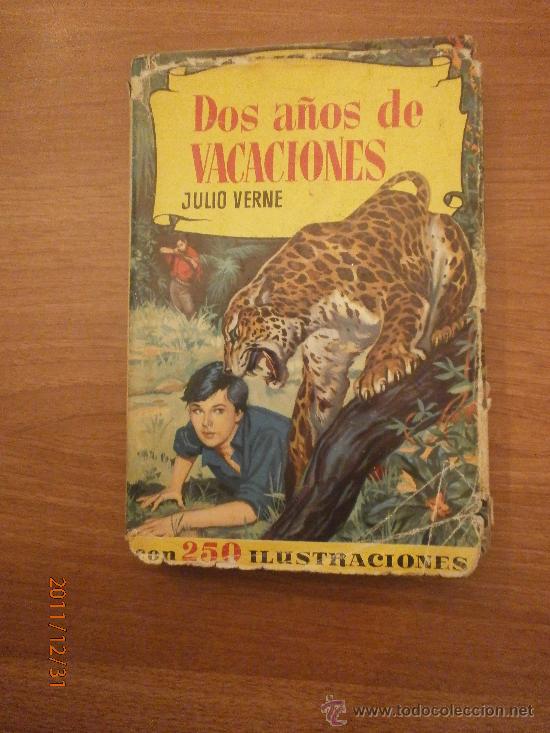 Libros de segunda mano: LIBRO DOS A&Ntilde;OS DE VACACIONES , JULIO VERNE - - Foto 1