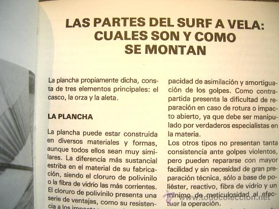 Libros de segunda mano: SURF, A VELA. J. M&ordf; VILA. CON DIBUJOS EXPLICATIVOS. EDIT. NORAY, 1978. - Foto 2