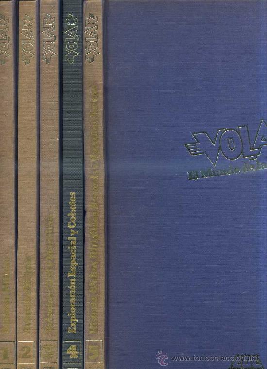 Libros de segunda mano: VOLAR - EL MUNDO DE LA AVIACI&Oacute;N (EGC, 1982) CINCO TOMOS - Foto 1