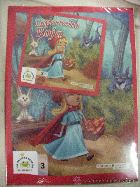 Libros de segunda mano: CUENTO CAPERUCITA ROJA CON COMPACT DISC PRECINTADO