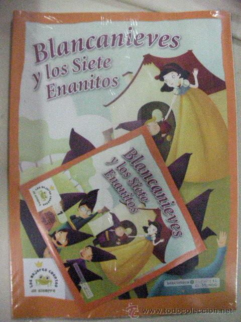 Libros de segunda mano: CUENTO BLANCANIEVES Y LOS SIETE ENANITOS CON COMPACT DISC PRECINTADO