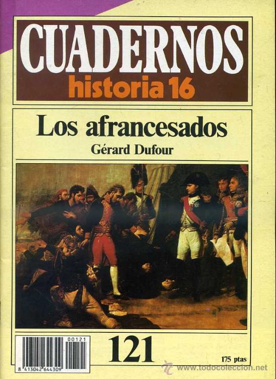 Libros de segunda mano: CUADERNOS HISTORIA 16 N&ordm; 121 : LOS AFRANCESADOS - Foto 1