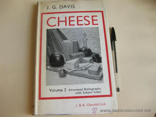 Libros de segunda mano: CHEES VOL 2 - J. G. DAVIS - QUESO - BIBLIOGRAFIA 1965 - Foto 1