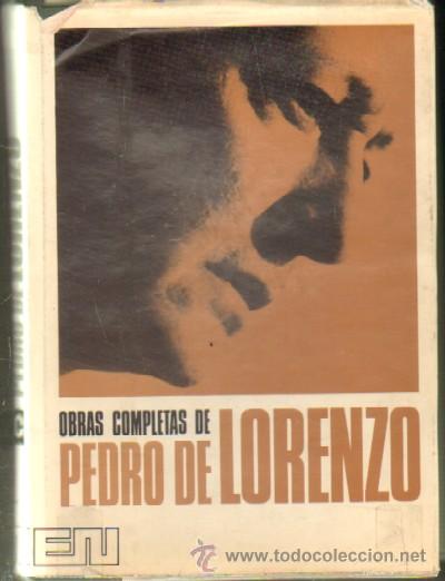 Libros de segunda mano: OBRAS COMPLETAS DE PEDRO DE LORENZO. TOMO 1 (A-EXT-073) - Foto 1