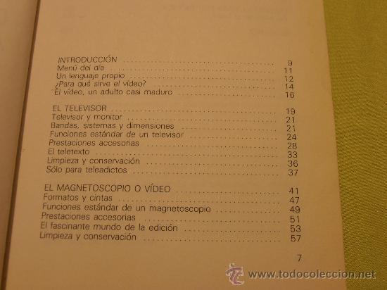 Libros de segunda mano: MANUAL PRACTICO DEL VIDEO AFICIONADO - Foto 5