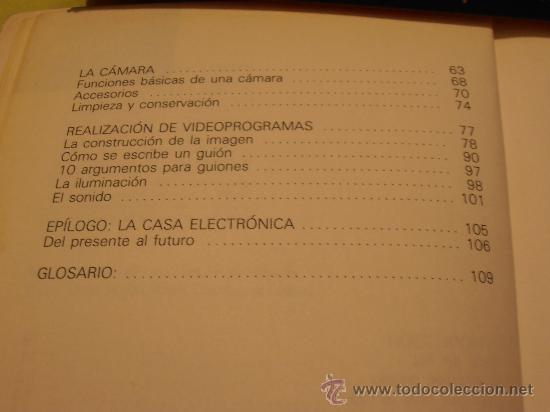 Libros de segunda mano: MANUAL PRACTICO DEL VIDEO AFICIONADO - Foto 6
