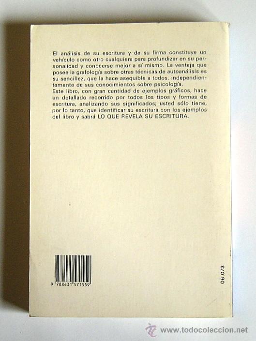 Libros de segunda mano: GRAFOLOGIA - MANUAL PRACTICO - ANTONIO ESCOBAR - Foto 2