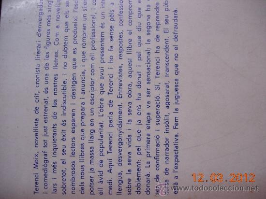 Libros de segunda mano: contraportada del libro - Foto 2