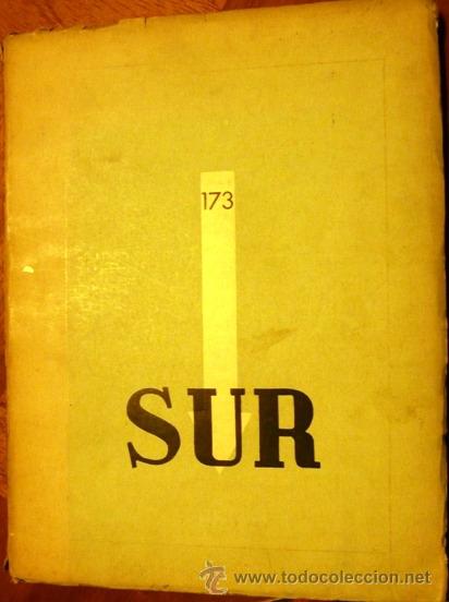 SUR # 173 - VICTORIA OCAMPO - AÑO 1949 - DENIS DE ROUGEMONT, P. BENICHOU, C. ROSALES.. - 100 PAG (Libros de Segunda Mano (posteriores a 1936) - Literatura - Otros)