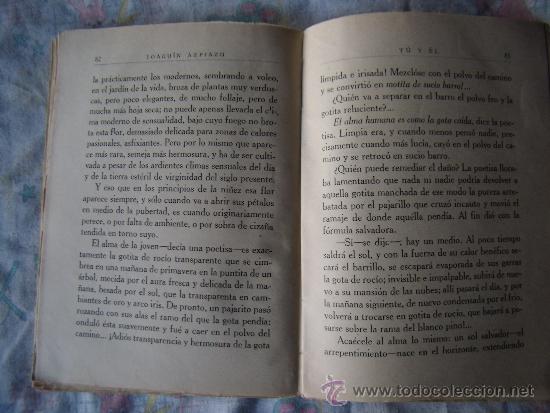 Libros de segunda mano: T&Uacute; Y &Eacute;L, Joaqu&iacute;n Azpiazu (1940) - Foto 4