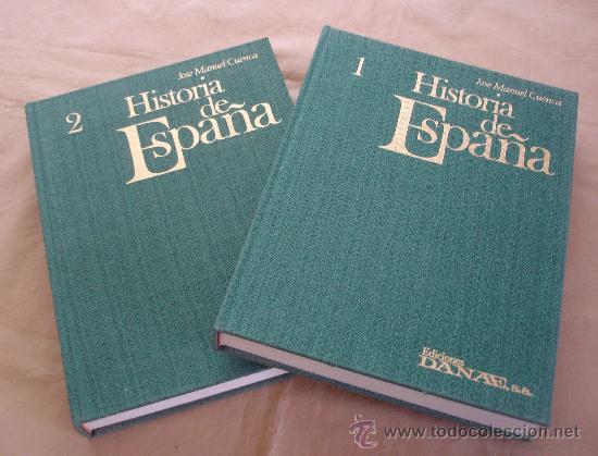 Libros de segunda mano: HISTORIA DE ESPA&Ntilde;A (TOMOS 1 Y 2) - JOSE MANUEL CUENCA. - Foto 1