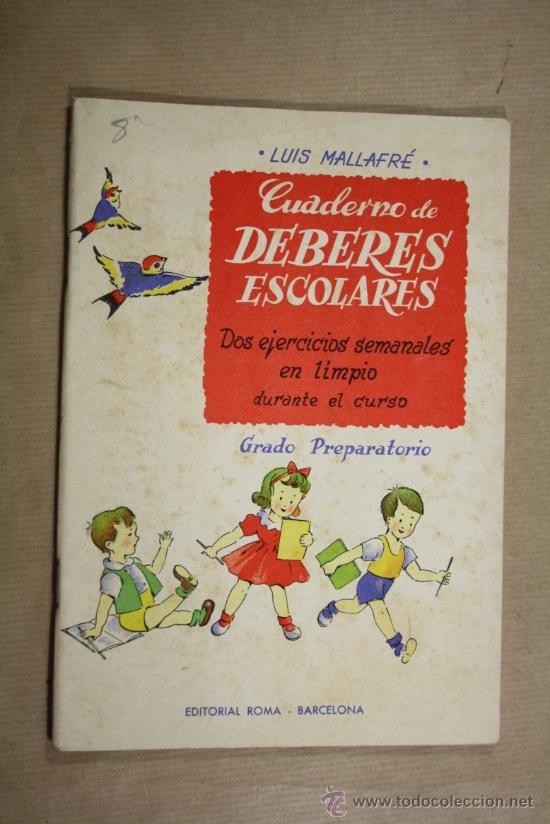 Libros de segunda mano: Cuaderno de Deberes Escolares - Grado Preparatorio, Editorial Roma - Foto 1