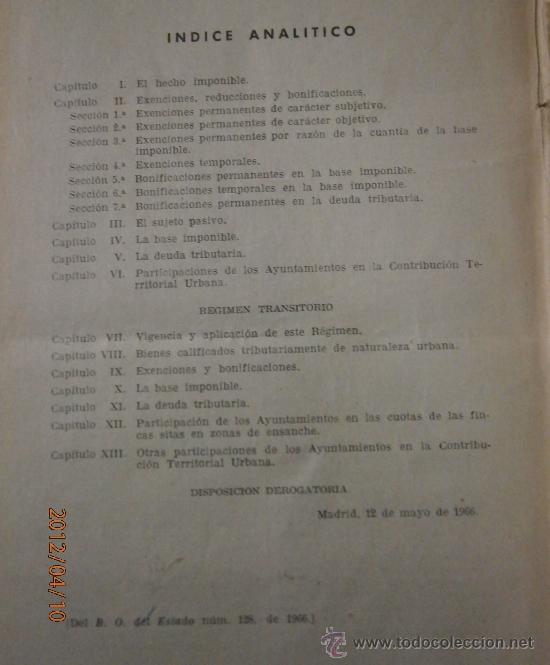 Libros de segunda mano: Colecci&oacute;n legislativa del Ej&eacute;rcito, a&ntilde;o 1966 - Foto 5