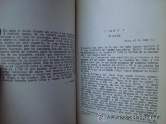 Libros de segunda mano: ROUSSEAU.EDAF. LAS CONFESIONES .1965 - Foto 2