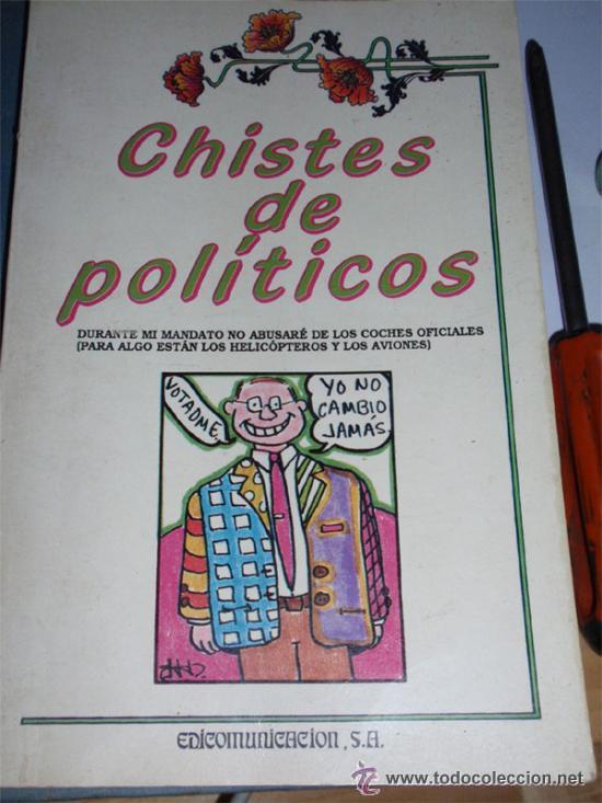 Libros de segunda mano: Chistes de pol&iacute;ticos. 1991. - Foto 1