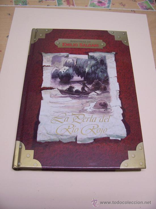 Libros de segunda mano: LA PERLA DEL R&Iacute;O ROJO - EMILIO SALGARI - ED. RUEDA 2003 / ILUSTRADO - Foto 1