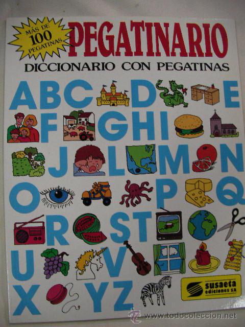 Libros de segunda mano: EL PEGATINARIO - DICCIONARIO CON PEGATINAS - Foto 1