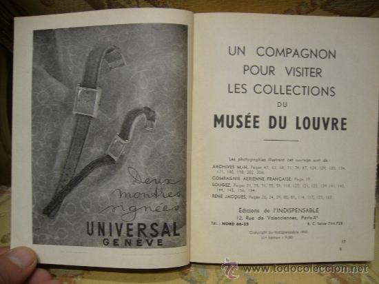 Libros de segunda mano: &rdquo;GUIA DEL MUSEO DEL LOUVRE&rdquo; 1.950. - Foto 2