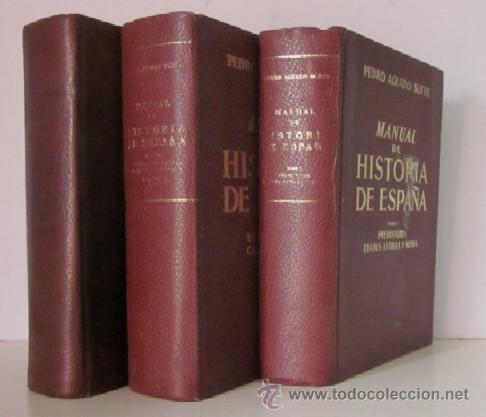 Libros de segunda mano: MANUAL DE HISTORIA DE ESPA&Ntilde;A - 3 TOMOS - Foto 1