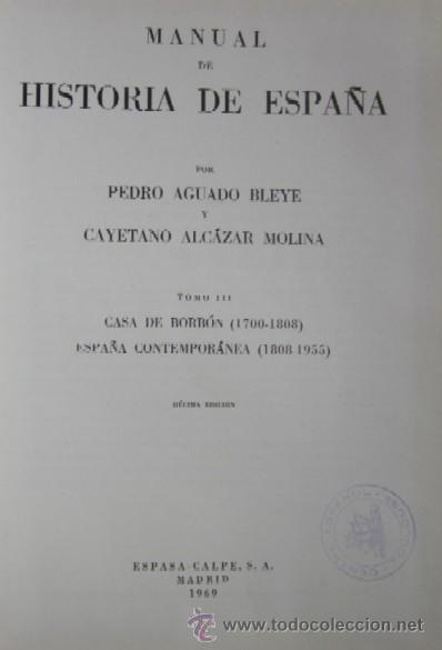 Libros de segunda mano: MANUAL DE HISTORIA DE ESPA&Ntilde;A - 3 TOMOS - Foto 10