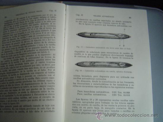 Libros de segunda mano: Libro Telares Autom&aacute;ticos.Biblioteca de T&eacute;cnica Textil.Por Hans Maier. - Foto 2