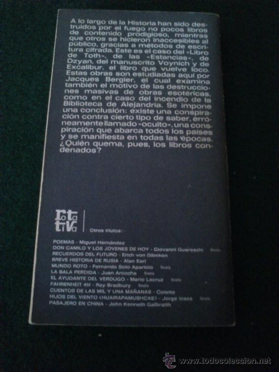 Libros de segunda mano: parte trasera del libro. - Foto 3