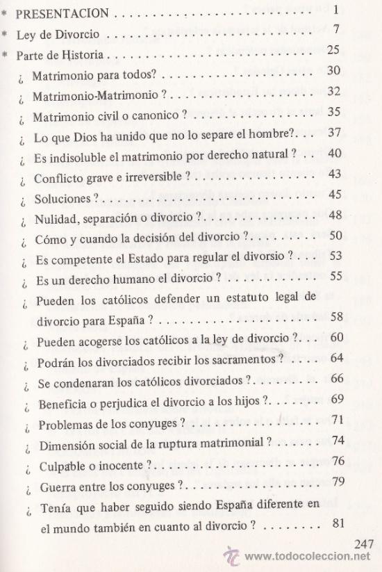 Libros de segunda mano: DIVORCIO - EL PUEBLO PREGUNTA - ANTONIO ARADILLAS - 1981 - Foto 3