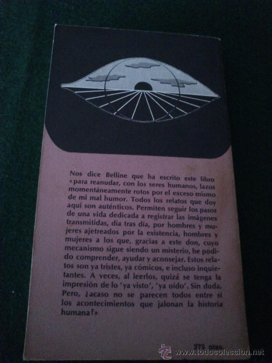 Libros de segunda mano: Un Vidente En Busca Del Futuro De Bellini, 1982. - Foto 3