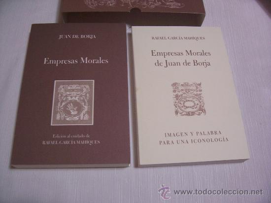 Libros de segunda mano: JUAN DE BORJA - IMAGEN Y PALABRA PARA UNA ICONOLOG&Iacute;A - VALENCIA 1998 - Foto 1