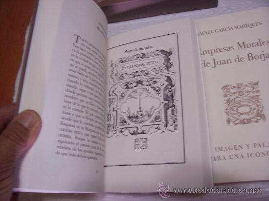Libros de segunda mano: JUAN DE BORJA - IMAGEN Y PALABRA PARA UNA ICONOLOG&Iacute;A - VALENCIA 1998 - Foto 2