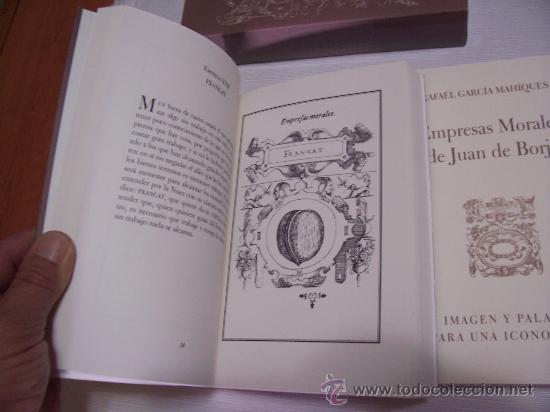 Libros de segunda mano: JUAN DE BORJA - IMAGEN Y PALABRA PARA UNA ICONOLOG&Iacute;A - VALENCIA 1998 - Foto 3