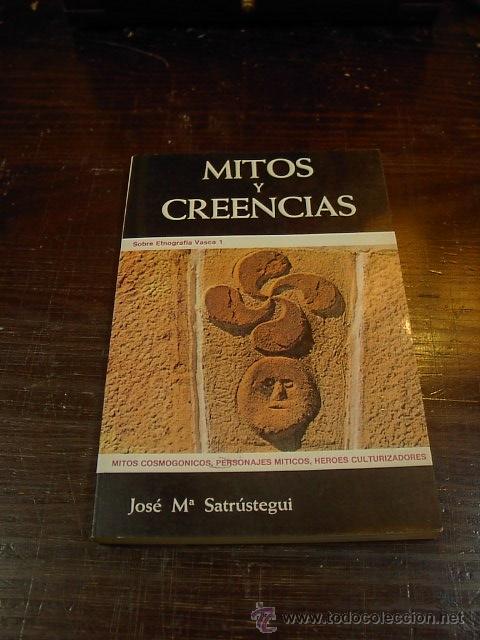 Libros de segunda mano: Jose Maria Satrustegi, Mitos y creencias, Sobre la etnografia vasca n&ordm; 1 - Foto 1