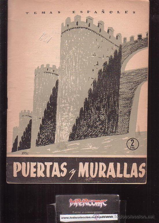 Gebrauchte B&uuml;cher: TEMAS ESPA&Ntilde;OLES N&ordm; 220 PUERTAS Y MURALLAS -editado : a&ntilde;os 60