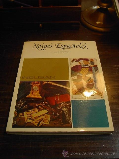 Libros de segunda mano: M.Llano Gorostiza, Los naipes espa&ntilde;oles, Induban - Foto 1