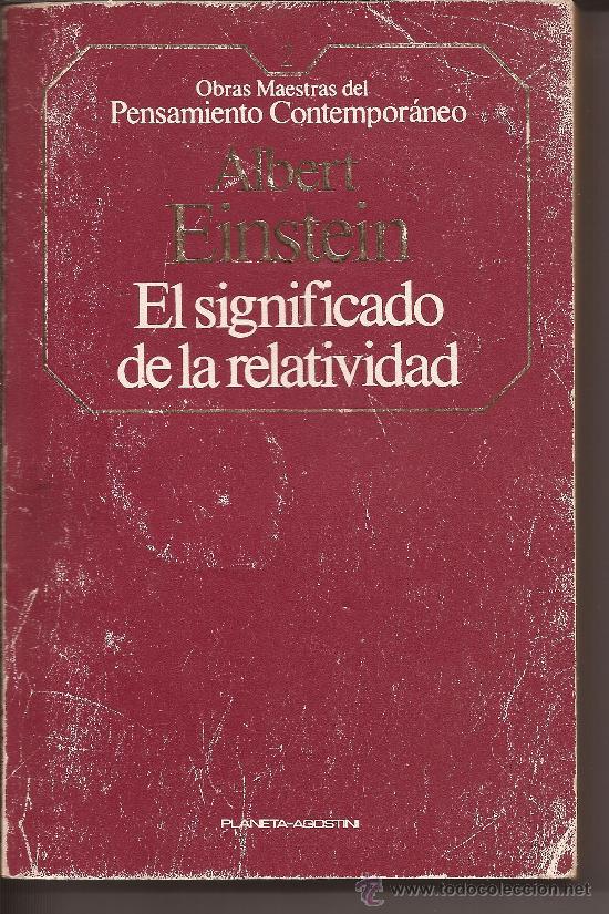 Libros de segunda mano: El Significado de la relatividad, Einstein, Albert - Foto 1