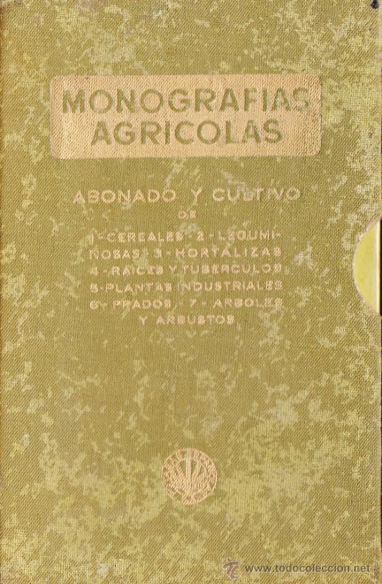 Libros de segunda mano: MONOGRAFIAS AGRICOLAS--ABONADO Y CULTIVO DE...---POTASAS ESPA&Ntilde;OLAS S.A.--1959