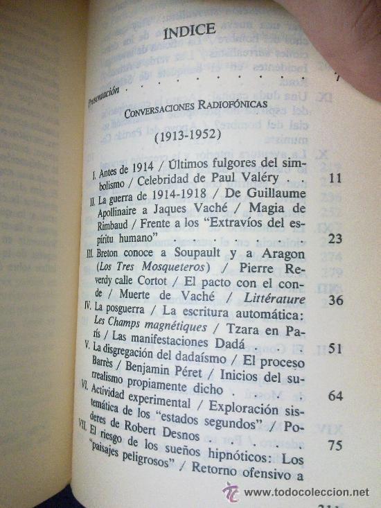 Libros de segunda mano: Conversaciones (1913 - 1952) - Andr&eacute; Breton - Foto 3