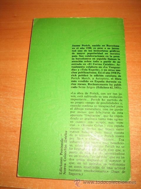 Libros de segunda mano: PERICH MATCH     JAUME PERICH    EDICIONES PENINSULA  1971 - Foto 4