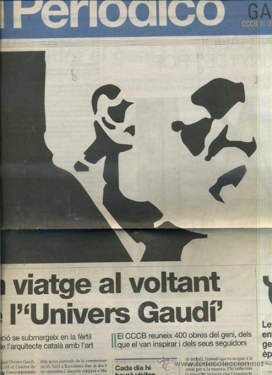 Libros de segunda mano: UNIVERS GAUDI (EL PERIODICO, 2002) - Foto 1