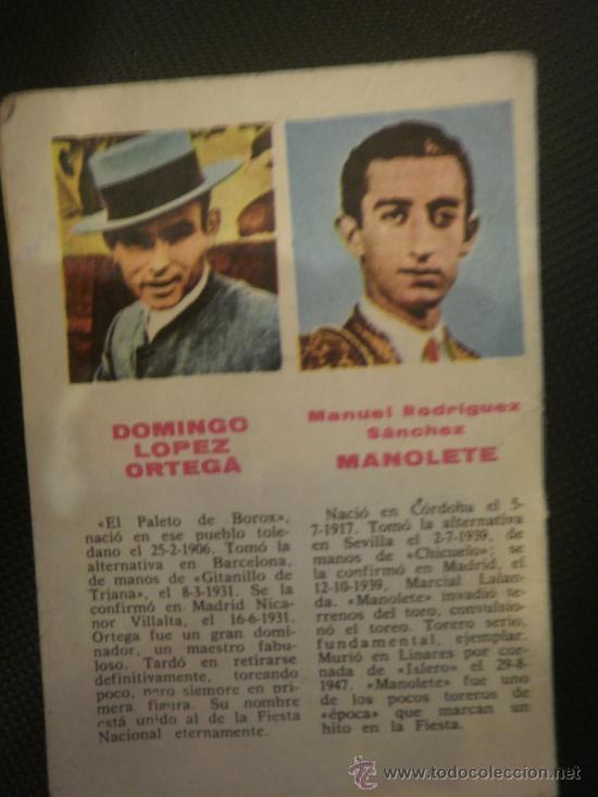 Libros de segunda mano: Librillo taurino - Foto 2
