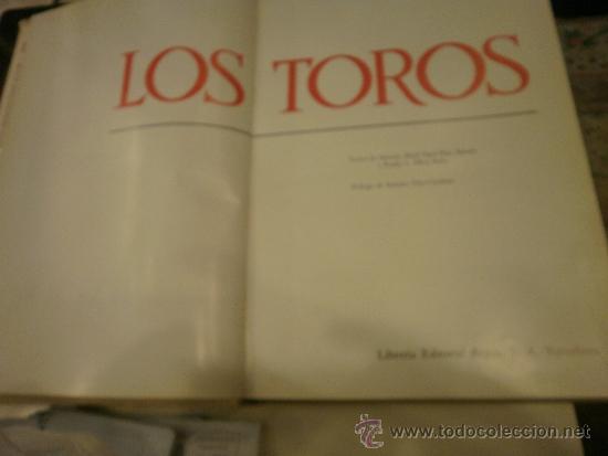 Libros de segunda mano: Los toros. - Foto 2