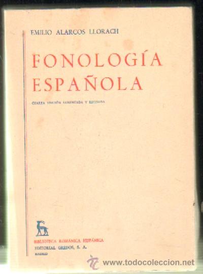 Libros de segunda mano: FONOLOGIA ESPA&Ntilde;OLA (A-LING-172) - Foto 1